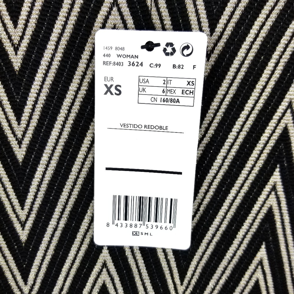 Mango Metallic Thread Dress - Picture 7 of 8
